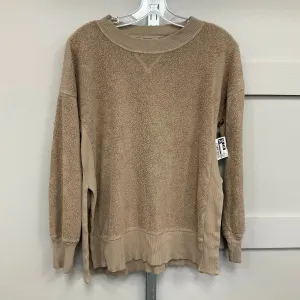 elastic waistband Sweatshirt Crewneck By Aerie In Brown, Size:Xs