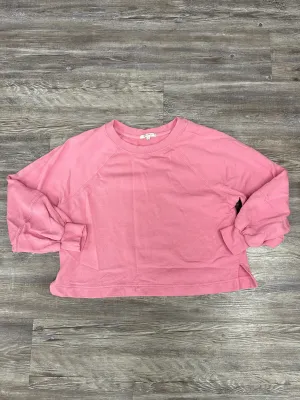 MoistureWickingMaterial Sweatshirt Crewneck By Z Supply In Pink, Size: S