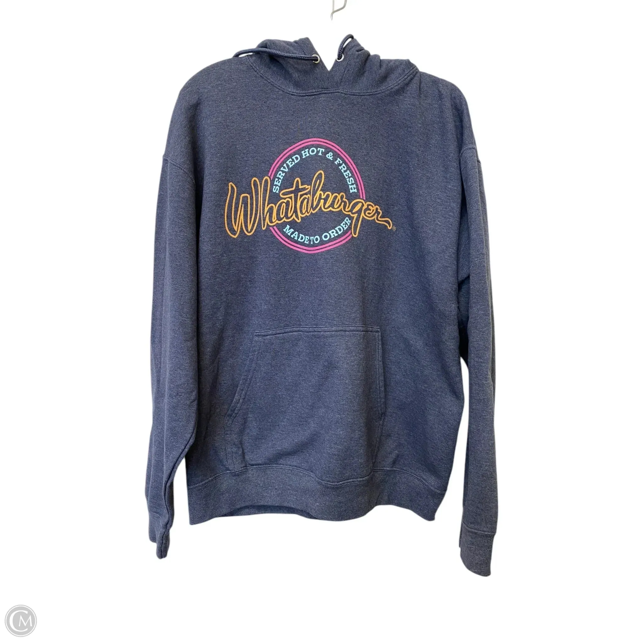 Sweatshirt Hoodie By Clothes Mentor In Blue, Size: M FlexibleElasticity