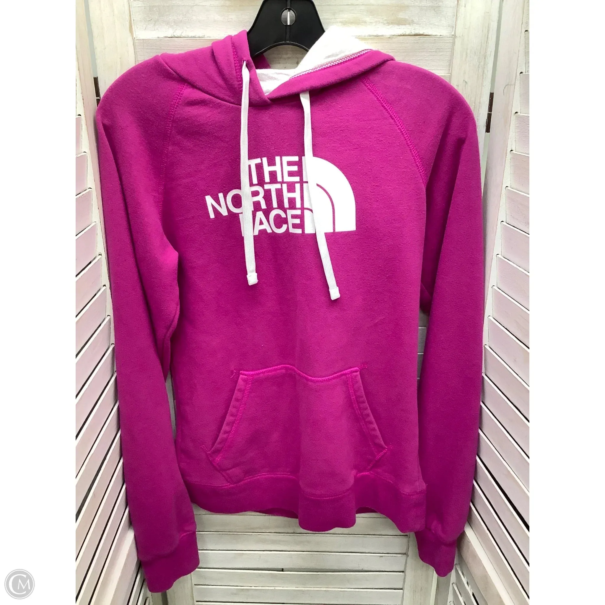 Digital Core Soft Knit Sweatshirt Hoodie By North Face In Purple, Size: S