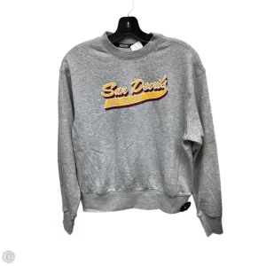 Sweatshirt Crewneck By Adidas In Grey, Size: S Serene Ease