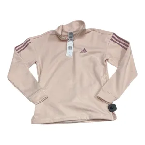 Athletic Sweatshirt Collar By Adidas In Pink & Purple, Size: Xs TaglessCollar smooth zipper