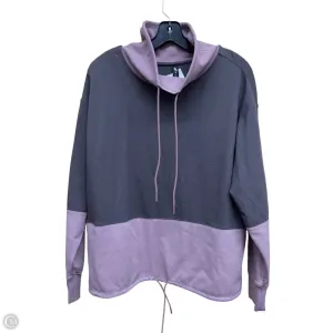 Athletic Sweatshirt Crewneck By Athleta In Grey & Pink, Size: S Friend Vibe