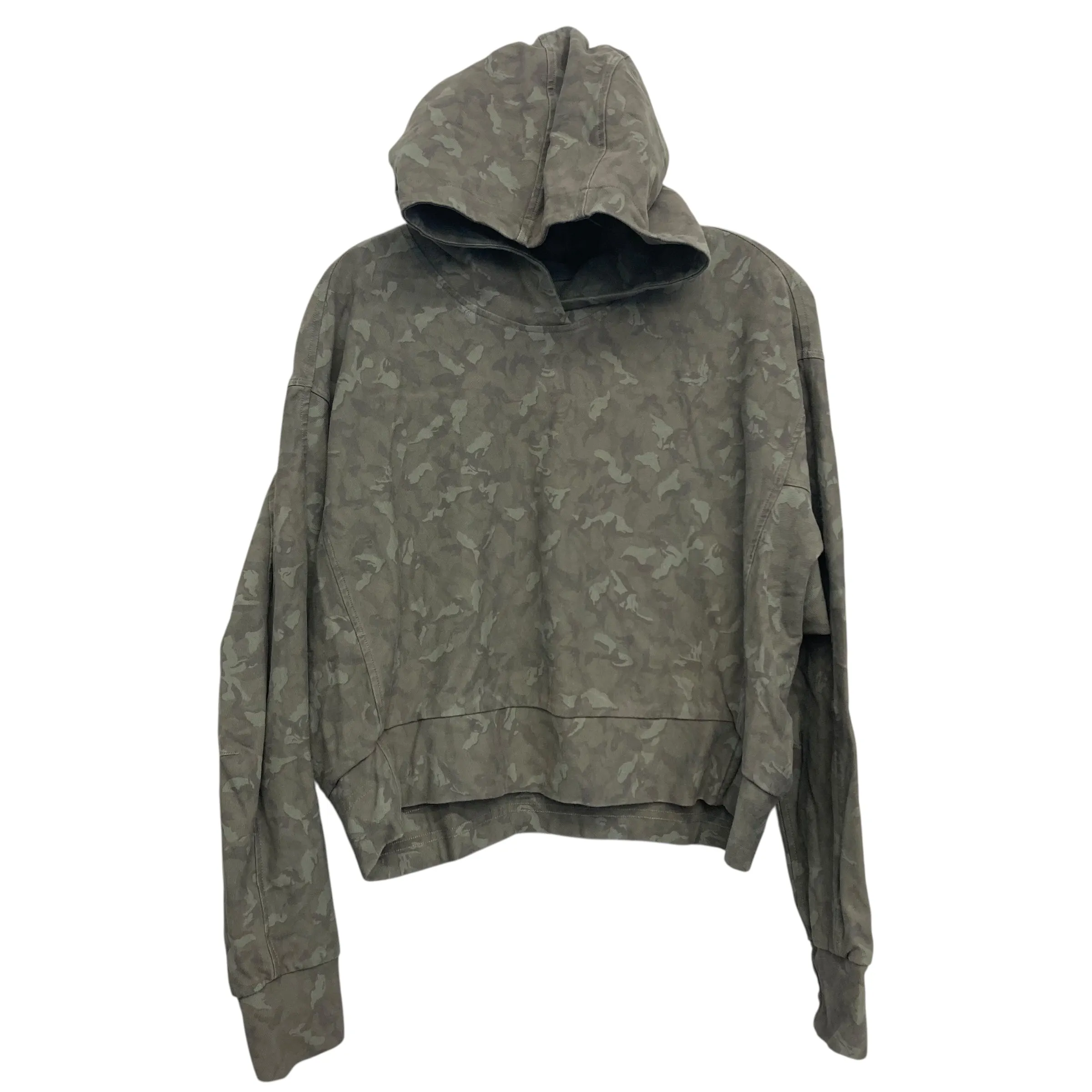 Travel Vibe ZeroRestrictionMobility Athletic Sweatshirt Hoodie By Lululemon In Camouflage Print, Size:S