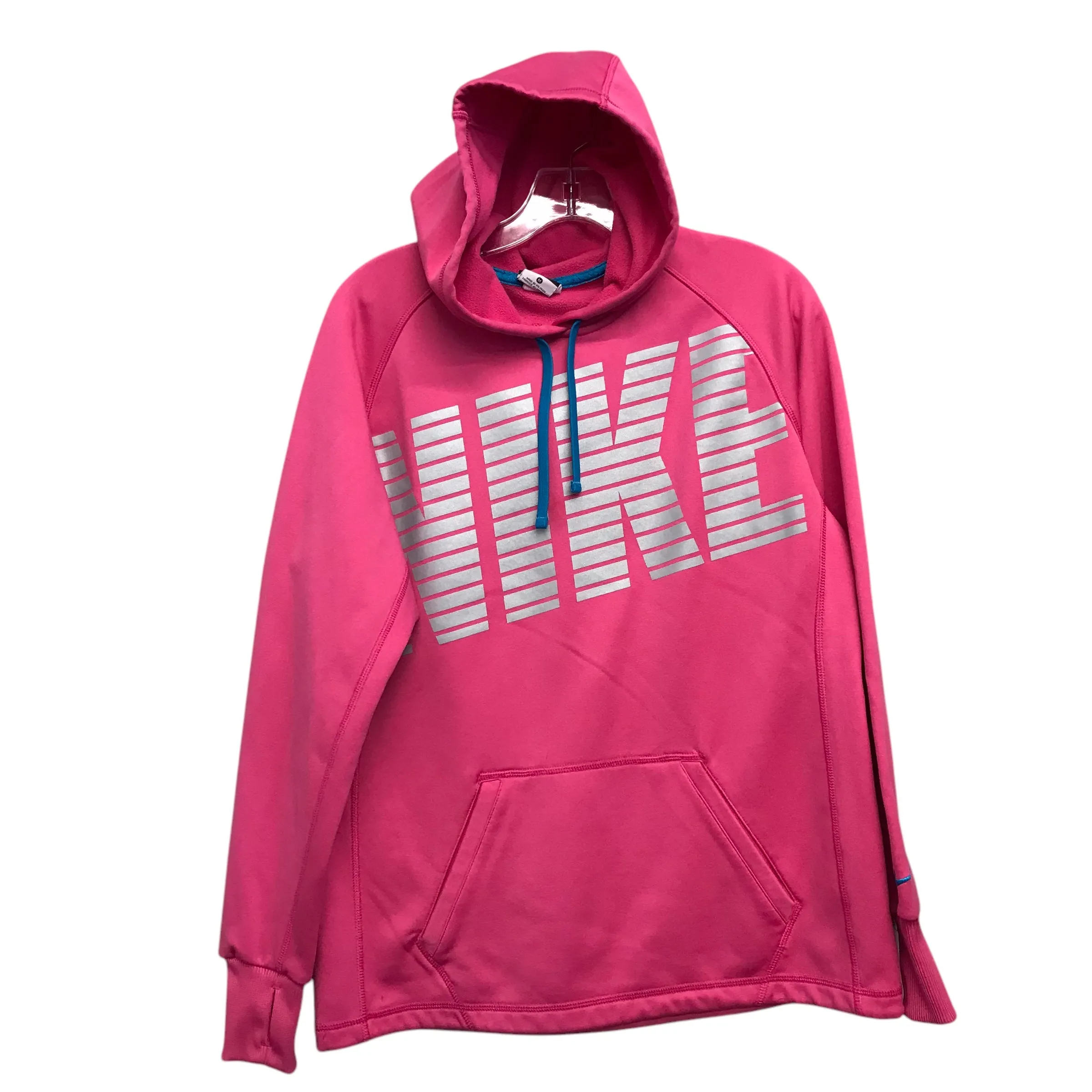 Athletic Sweatshirt Hoodie By Nike Apparel In Pink, Size:M Reinforced Edges