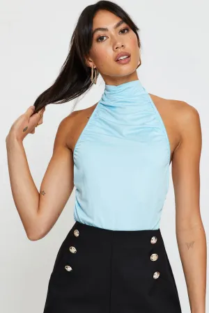 Blue Singlet Top MeshVentilation