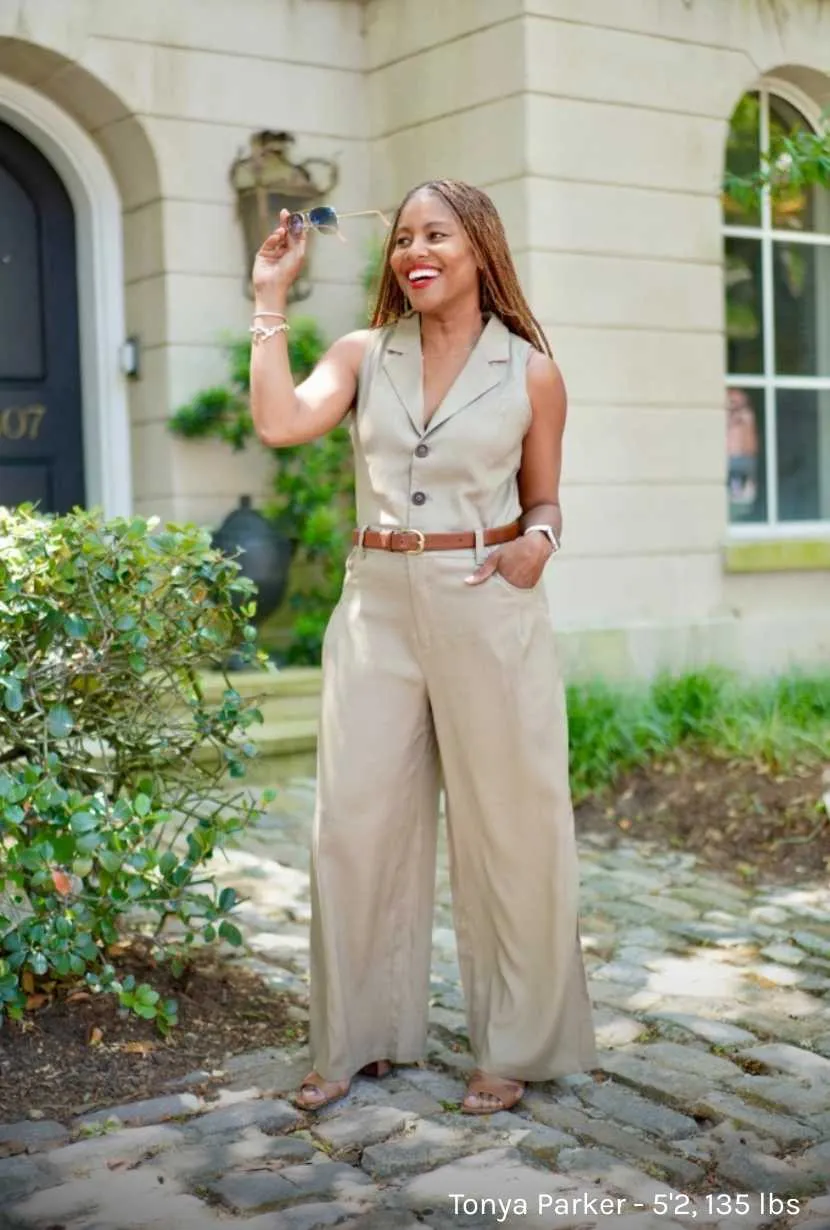 Outdoor Wear Practical Shorts Mitzi Jumpsuit - Camel