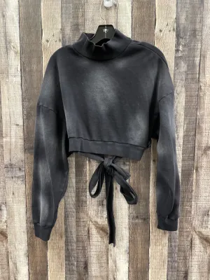 Sweatshirt Collar By Fashion Nova In Black, Size: L LayeredPanels