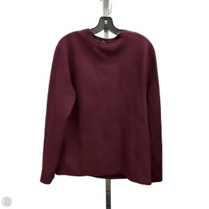 Sweatshirt Crewneck By Banana Republic In Purple, Size: M Easy Fit
