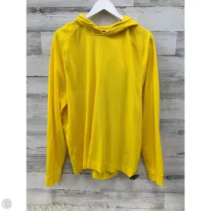 Ocean Air Icon Fit Sweatshirt Hoodie By Banana Republic In Yellow, Size: Xl