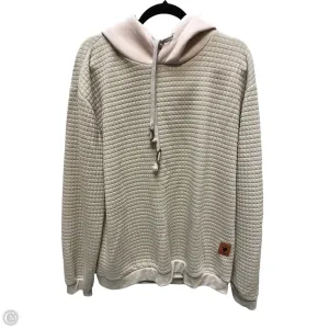 Sweatshirt Hoodie By COOF ANDY  In Tan, Size: Xl Trend Vibe Gym Safe