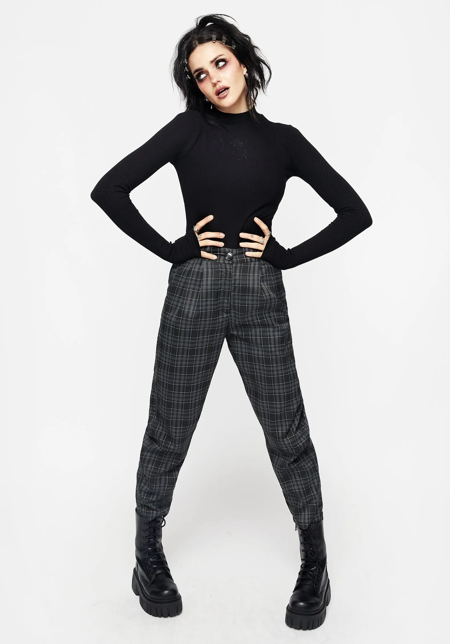 Lilin Tapered Trousers Boho chic StretchMaterial