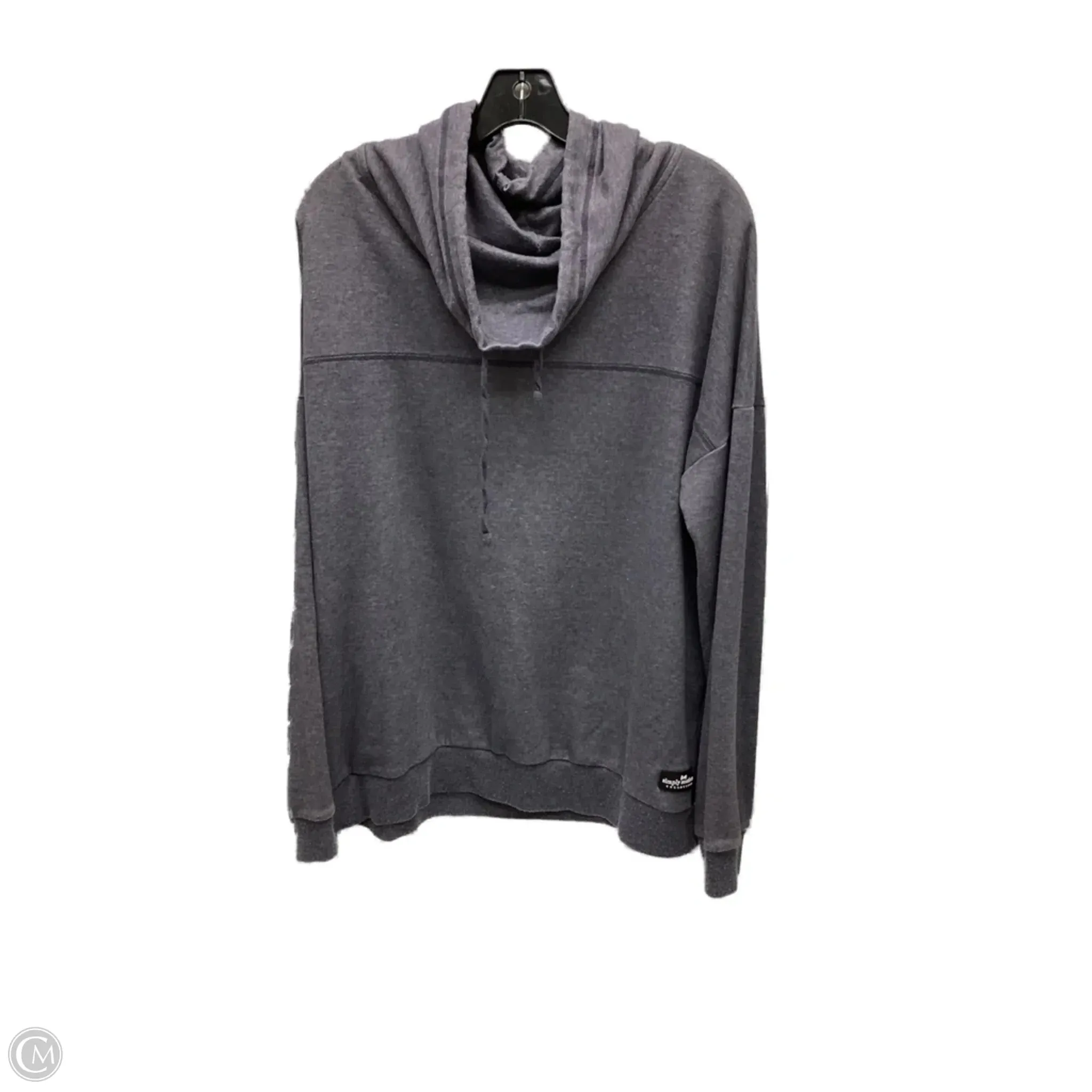 Sweatshirt Collar By Simply Southern In Grey, Size: Xl Cotton Glow