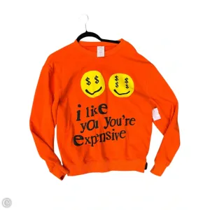 Club Mode WindResistantWeave Sweatshirt Crewneck By Clothes Mentor In Orange, Size: L