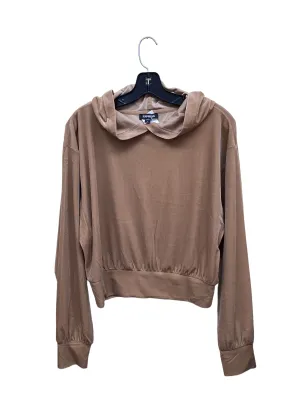 Sweatshirt Hoodie By Express In Brown, Size: M Soft Lining Camera Glow