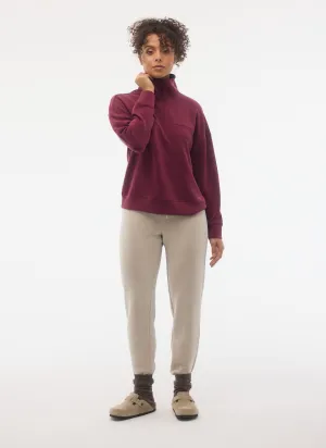 AntiOdor Fabric Evening Glow Haut 1/2 zip IVY