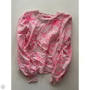 ReflectiveTrimDetails Sweatshirt Designer By Lilly Pulitzer In Pink, Size: Xs