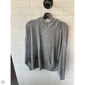 Sweatshirt Hoodie By Gap In Grey, Size: L Trendy Jacket AntimicrobialCoating