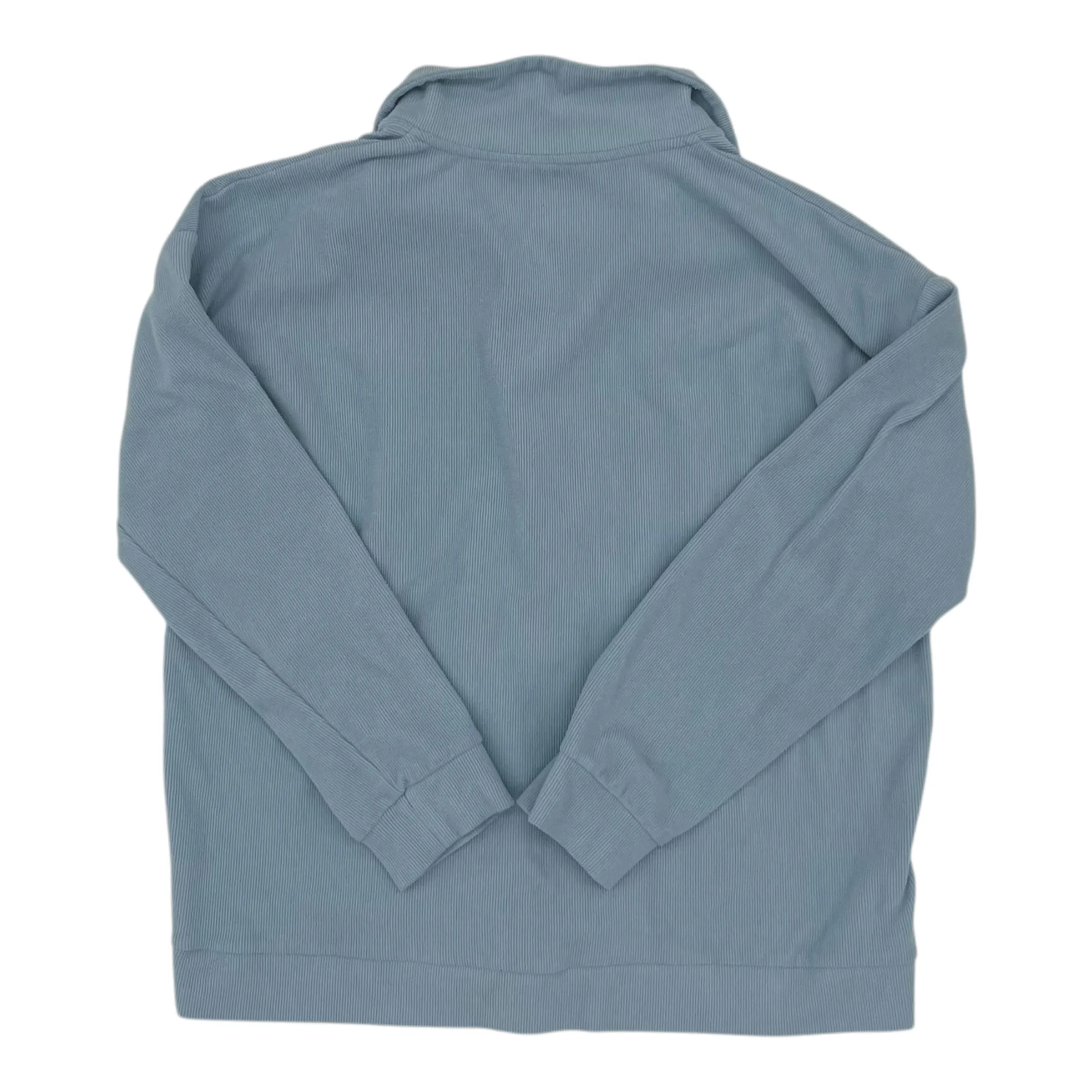 Sweatshirt Collar By Marc New York In Blue, Size:L Modern Chic Layered Skirt