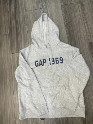 Sweatshirt Hoodie By Gap In Grey, Size: L Winner Vibe