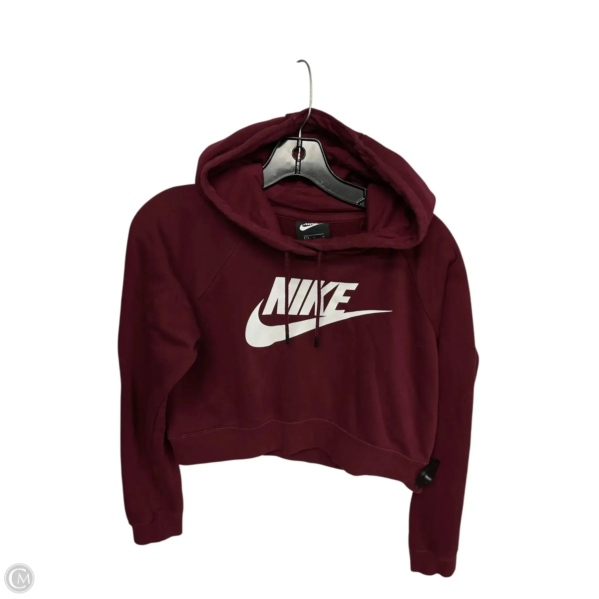 UVProtectionFinish Athletic Sweatshirt Hoodie By Nike Apparel In Red, Size: S