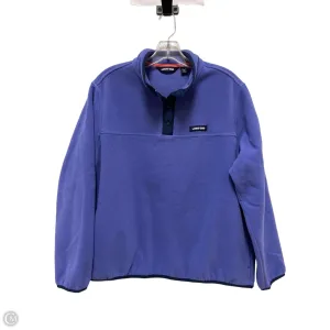 Sweatshirt Collar By Lands End In Purple, Size: Xl Casual Vibe