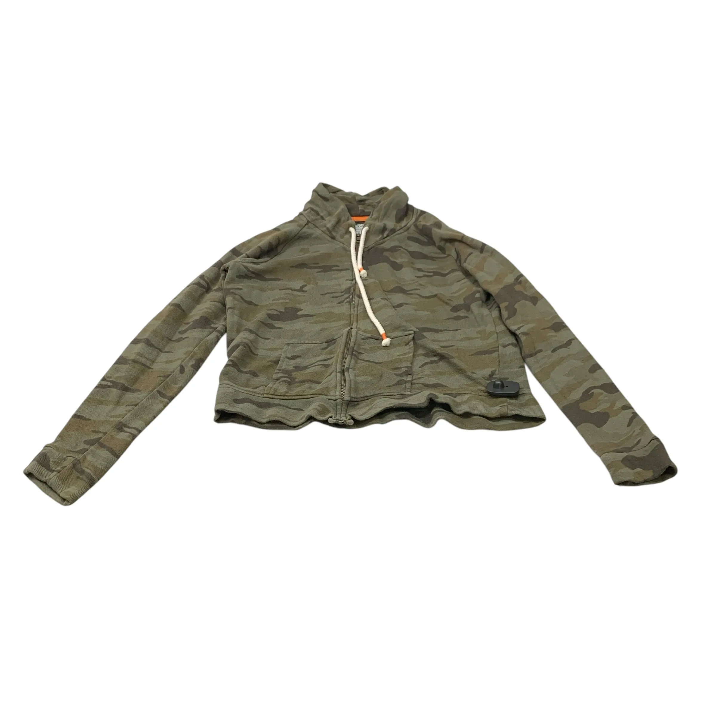 Vegan Mood Sweatshirt Hoodie By Lucky Lotus In Camouflage Print, Size: L