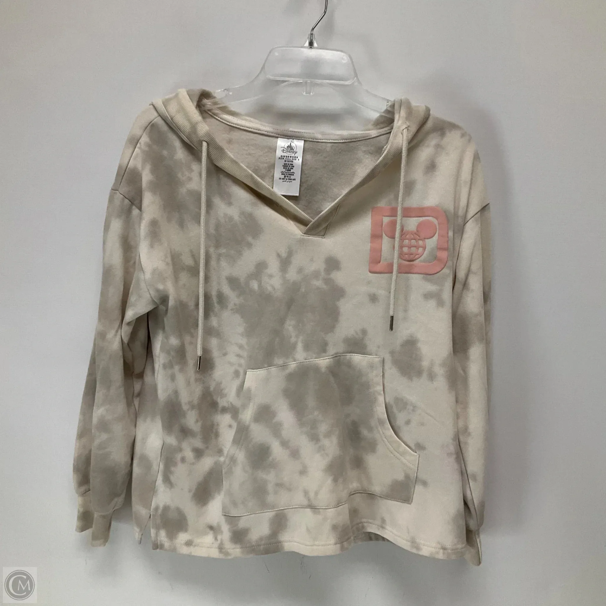 Timeless Look Sweatshirt Hoodie By Disney Store In Tan, Size: M