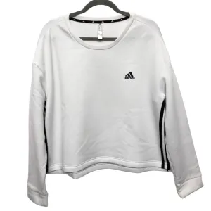 Sweatshirt Crewneck By Adidas In Black & White, Size:Xl Jewel tone