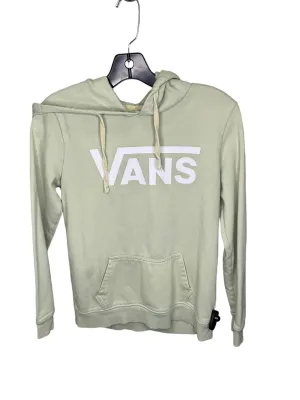 Street Sport Sweatshirt Hoodie By Vans In Green, Size: Xs