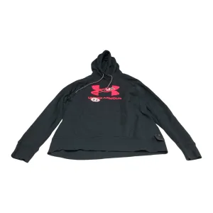 Athletic Sweatshirt Hoodie By Under Armour In Black, Size: Xl Soft Jersey