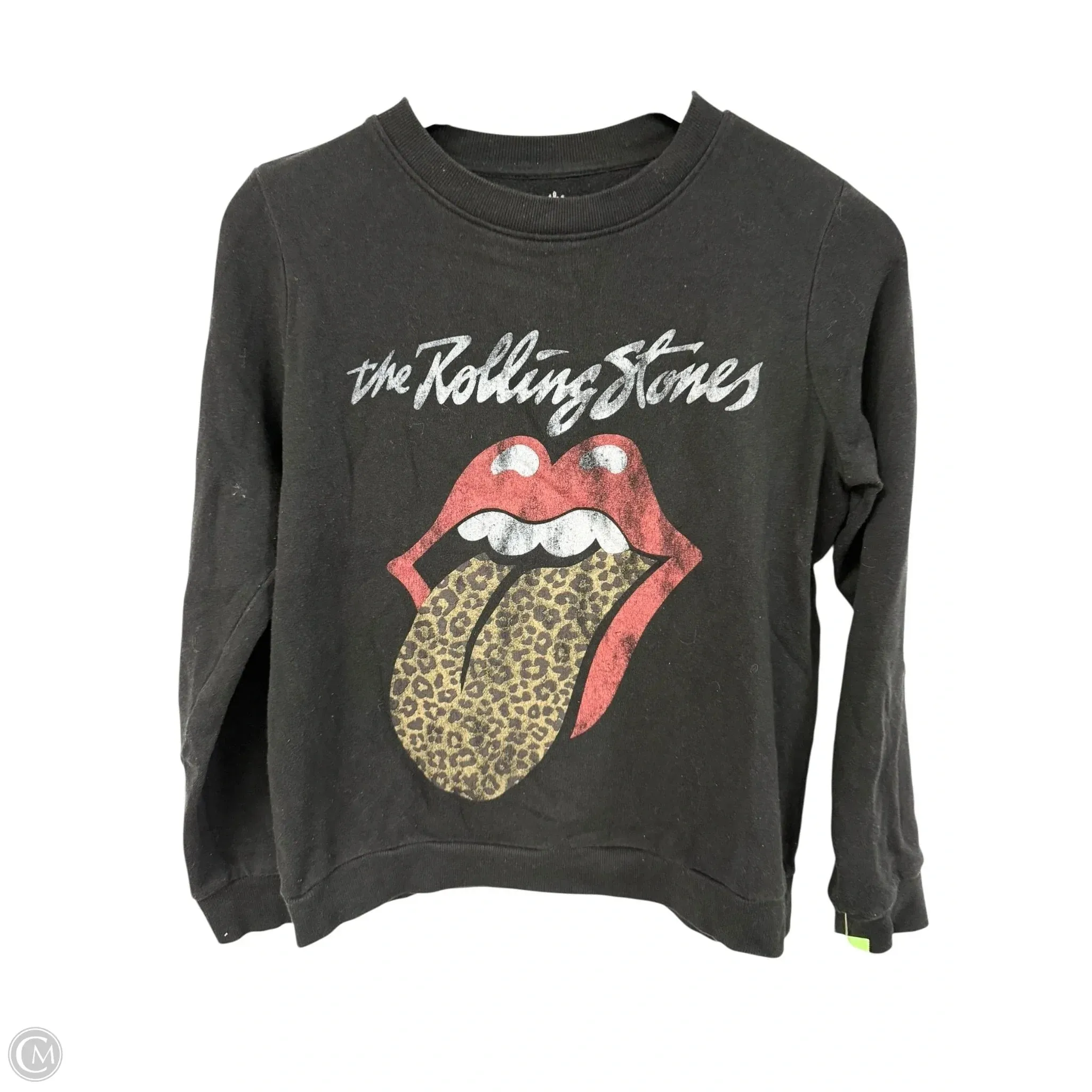 Comfy Wear Flexible Hemline Sweatshirt Crewneck By Clothes Mentor In Black, Size: Xs