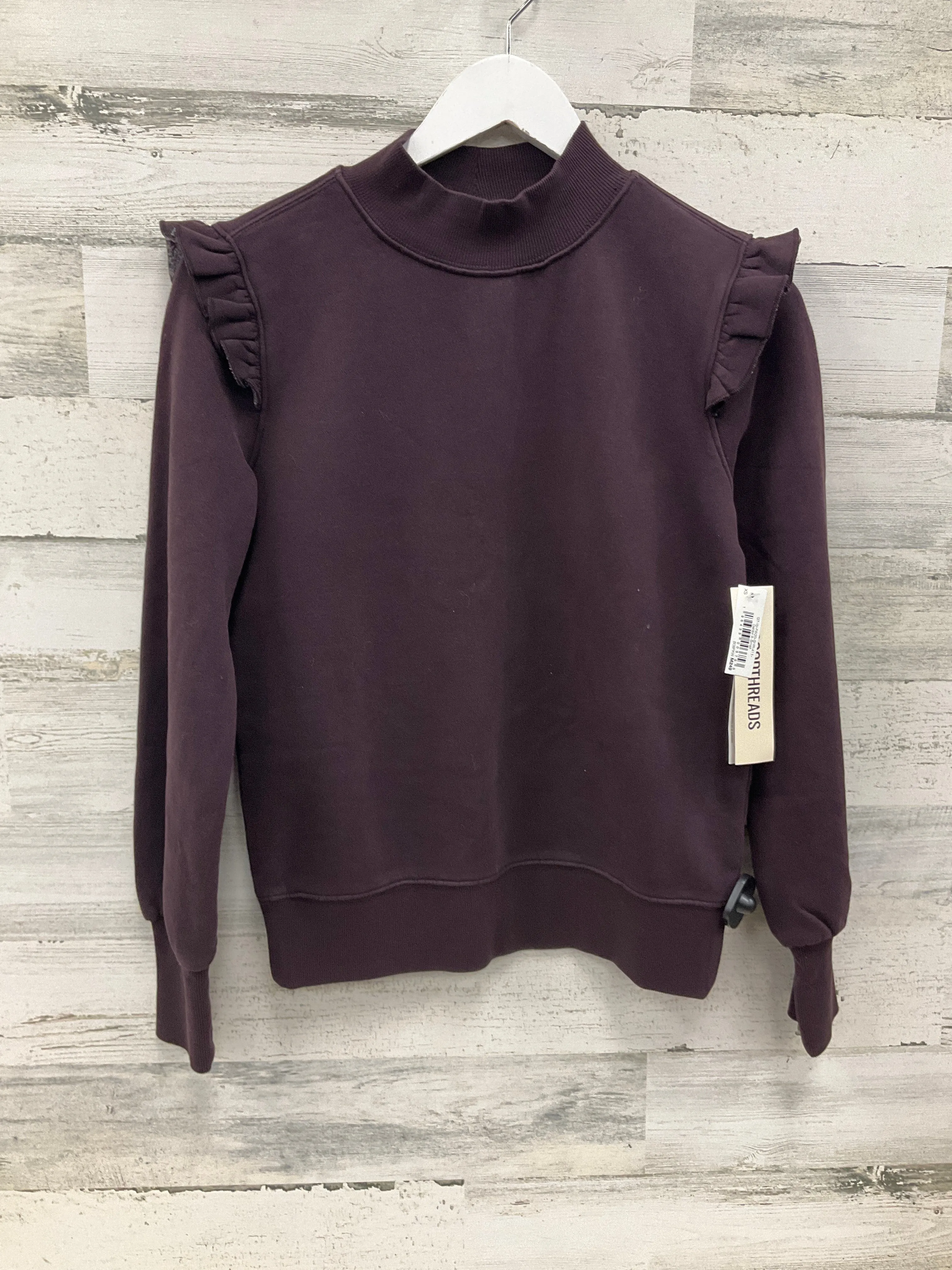 Sweatshirt Crewneck By Clothes Mentor In Purple, Size: Xs Stylish Look