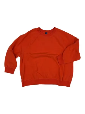 Sweatshirt Crewneck By Old Navy In Orange, Size:M AllDayComfort