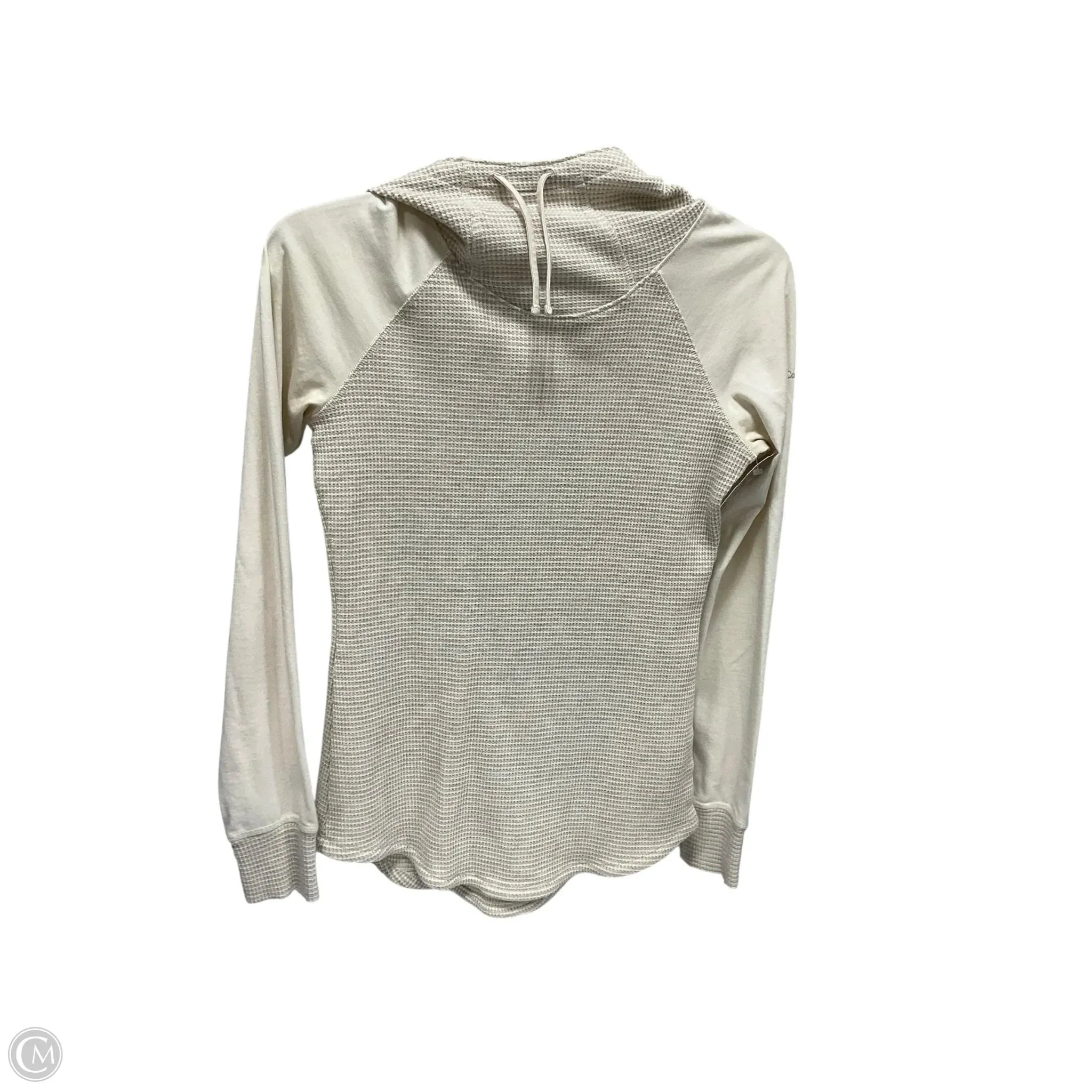 Stretch Fit Bold Core Athletic Sweatshirt Hoodie By Columbia In Beige, Size: S