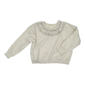 Comfortable fit Sweatshirt Crewneck By Maeve In Cream, Size:L