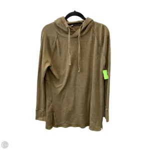 Sweatshirt Hoodie By Eddie Bauer In Green, Size: S DoubleLayerReinforcement