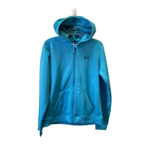 AntiStaticMaterial Athletic Sweatshirt Hoodie By Under Armour In Blue, Size:L