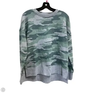 Athleisure Cool Adaptable Outfit Sweatshirt Crewneck By Time And Tru In Green, Size: S