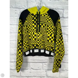 Sweatshirt Designer By Ugg In Black & Yellow, Size: S StaticFree Material SmoothGripFastenings