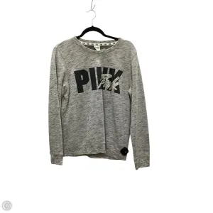 Sweatshirt Crewneck By Pink In Grey, Size: M Trendy Cut
