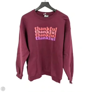 Eco Wear Sweatshirt Crewneck By Gildan In Maroon, Size: Xl