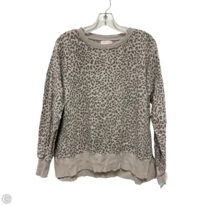 SeamlessConstruction Quiet Charm Sweatshirt Crewneck By Pink Lily In Animal Print, Size: L