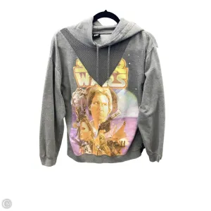 Sweatshirt Hoodie By Cme In Grey, Size: M DoubleLayered Fabric Recycled materials