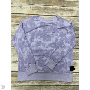 Athletic Sweatshirt Crewneck By Mondetta In Purple, Size: M Fame Glow Lightweight clothing