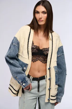 SOMETHING SPECIAL CARDIGAN Sustainable Fabric winter warmth