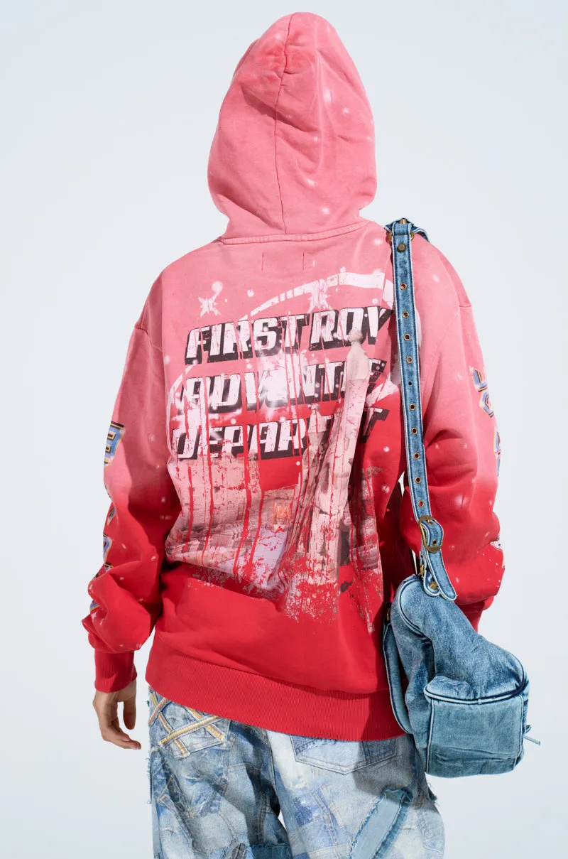 IN THE FAST LANE HOODED SWEATSHIRT Minimal Comfort product mountain adventure spirit
