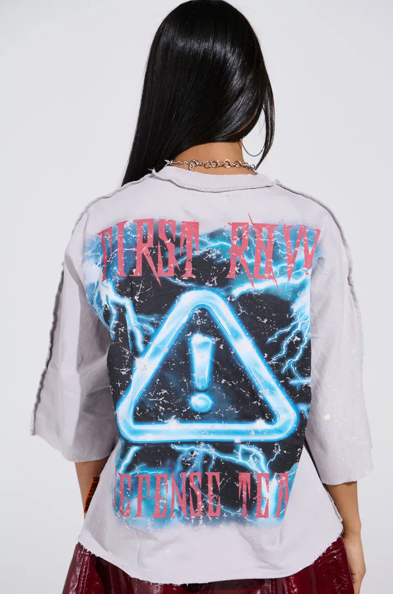 PRIMAL FURY CROPPED GRAPHIC SWEATSHIRT Core Layer