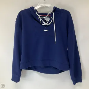 KnotFree Tailoring Smile Ease Sweatshirt Hoodie By Evereve In Blue, Size: M