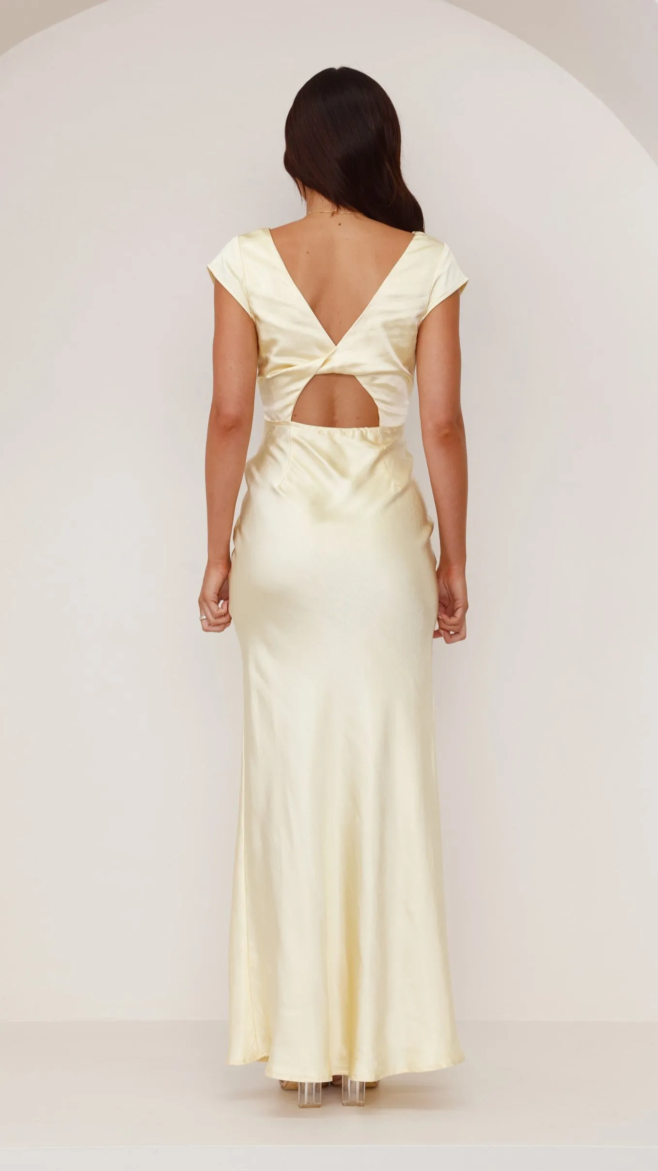 Amelia Maxi Dress - Yellow Dune Glow